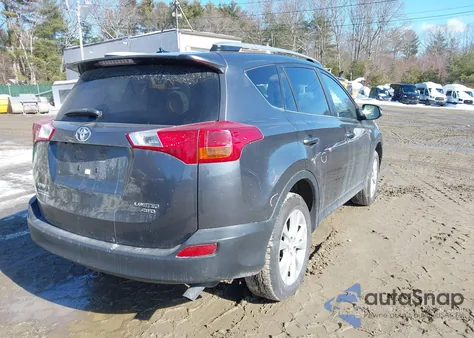2014 Toyota Rav4 Limited из США, поврежденный, VIN JTMDFREV2ED078059